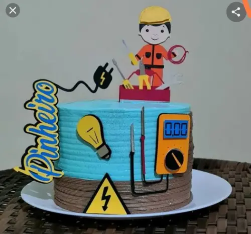 Topo de Bolo engenheiro eletrico