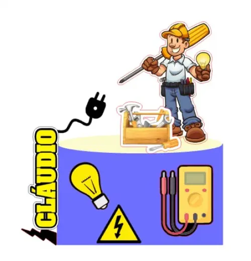 Topo de Bolo engenheiro eletrico