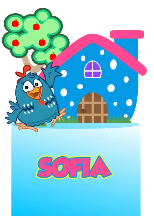 Topo de Bolo Galinha PIntadinha