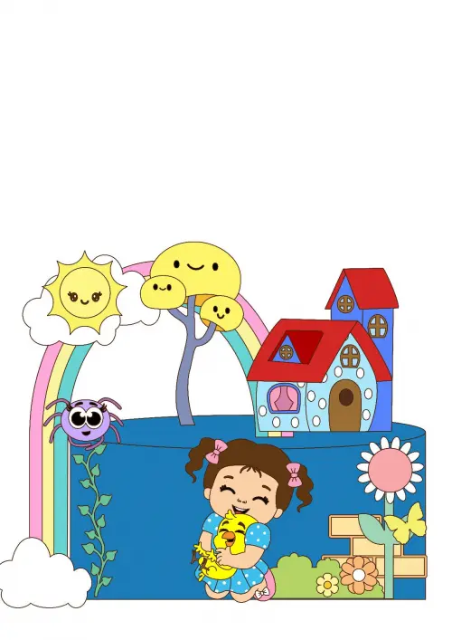 Topo de Bolo Galinha PIntadinha