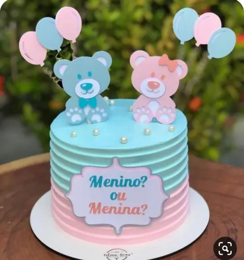 Topo de Bolo Chá revelação