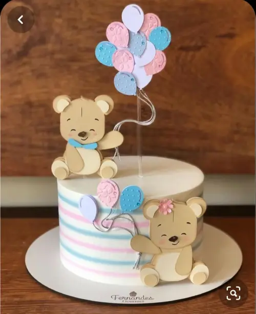 Topo de Bolo Chá revelação