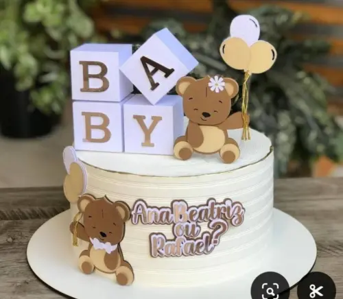 Topo de Bolo Chá revelação