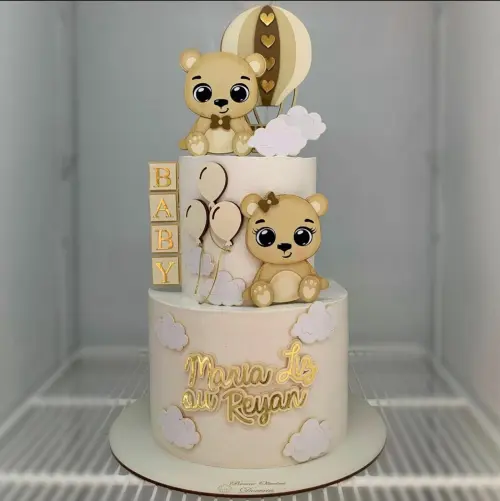 Topo de Bolo Chá revelação