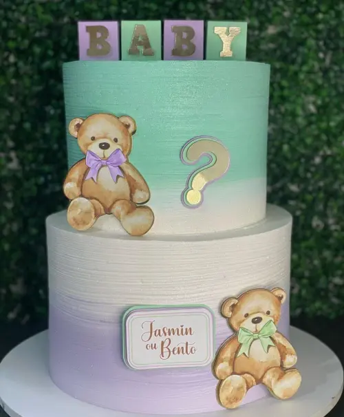 Topo de Bolo Chá revelação