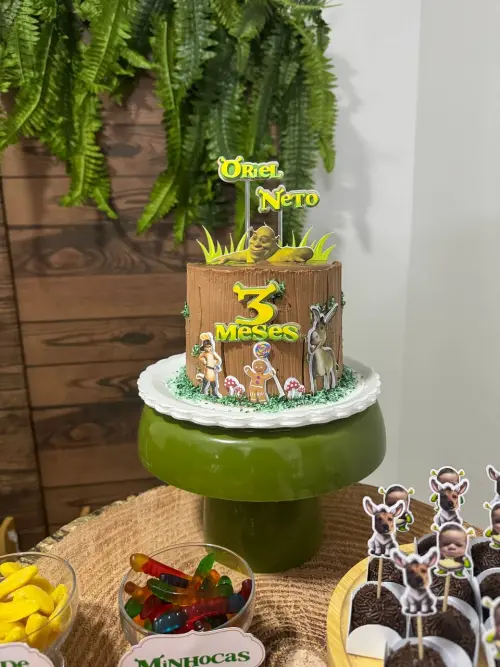 Arquivo de corte topo de bolo Sherek