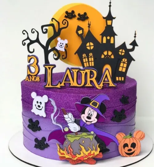 Arquivo de corte topo de bolo halloween