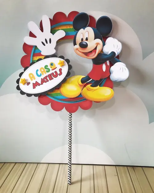Topo de Bolo Mickey