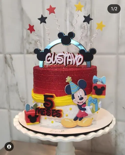 Topo de Bolo Mickey