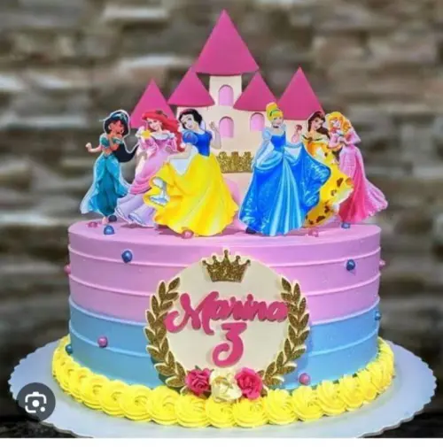 Topo de Bolo Princesa