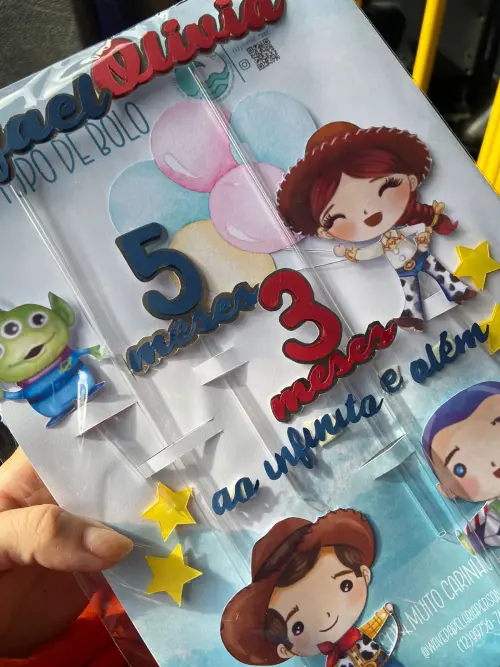 Topo de Bolo Toy Story