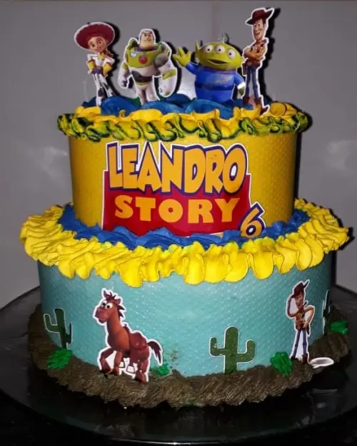 Topo de Bolo Toy Story