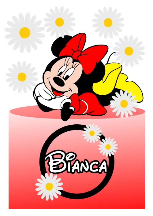 Topo de Bolo Minnie