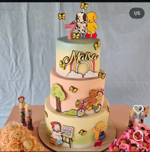 Topo de Bolo Bobbie Goods