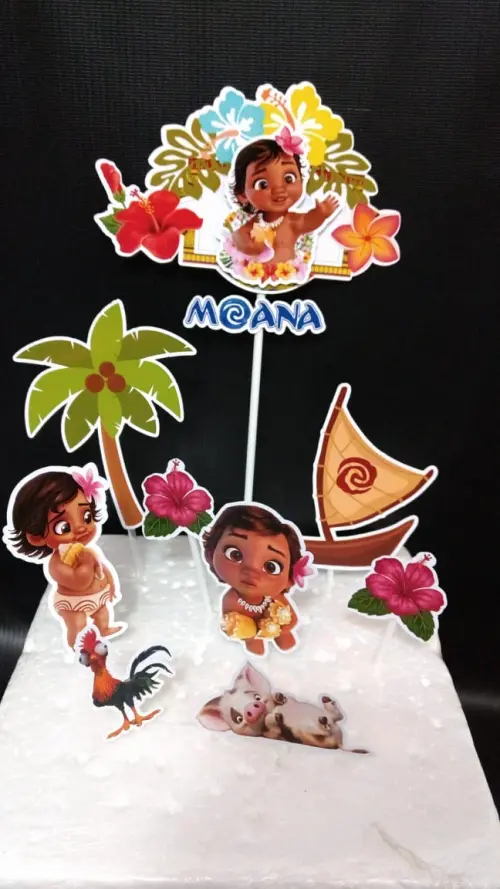 Topo de Bolo Moana