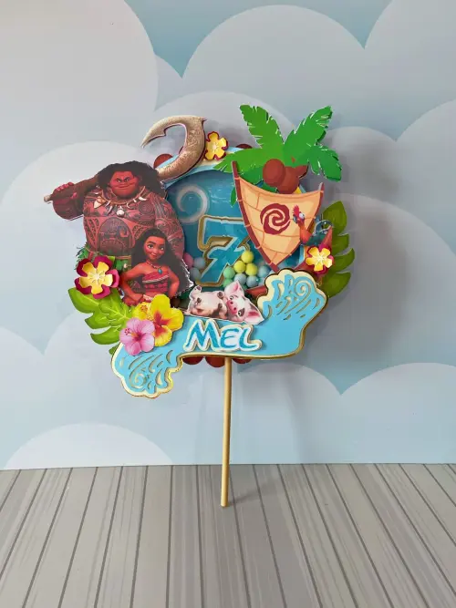 Topo de Bolo Moana
