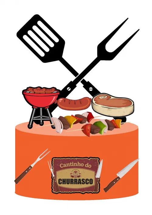 Topo de Bolo Churrasco