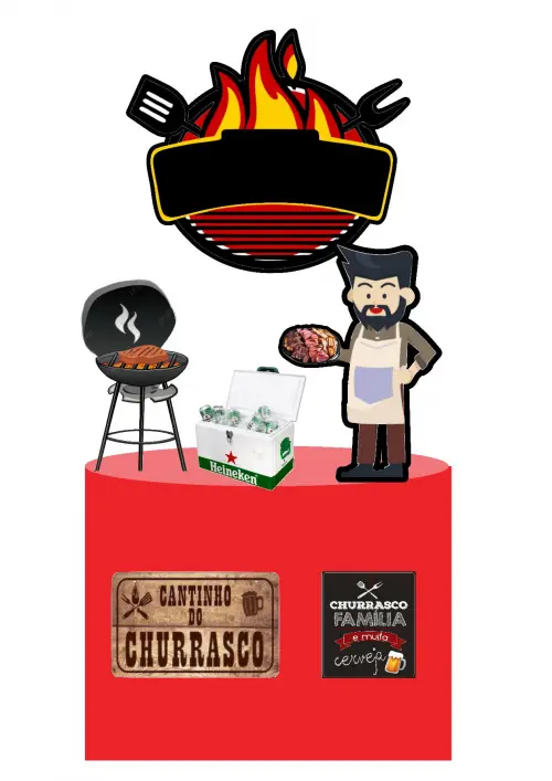 Topo de Bolo Churrasco