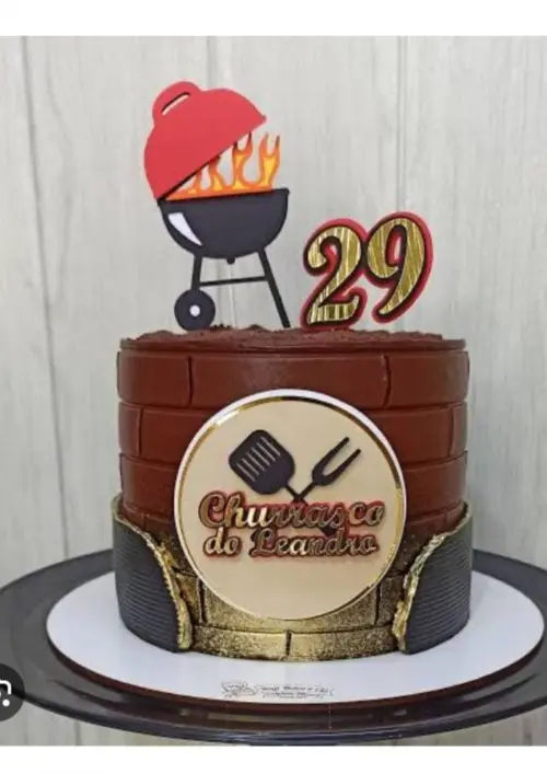 Topo de Bolo Churrasco