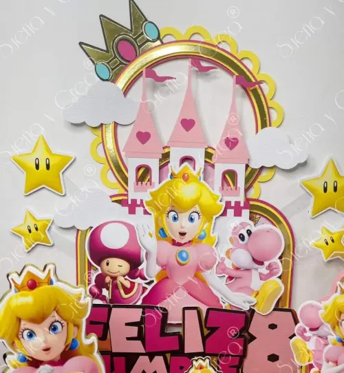 Topo de Bolo Super mario