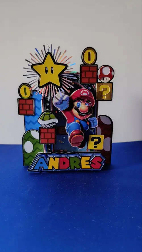 Topo de Bolo Super mario