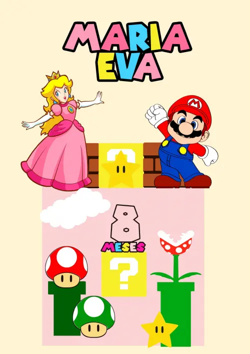 Topo de Bolo Super mario