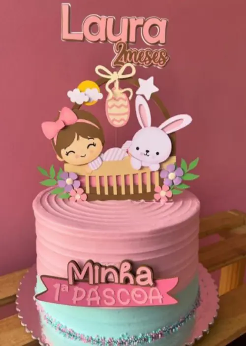 Topo de bolo Páscoa
