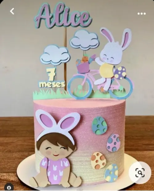 Topo de bolo Páscoa