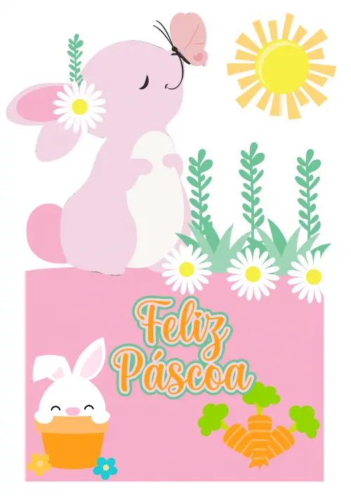 Topo de bolo Páscoa