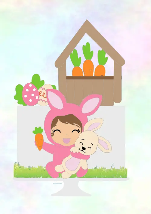 Topo de bolo Páscoa