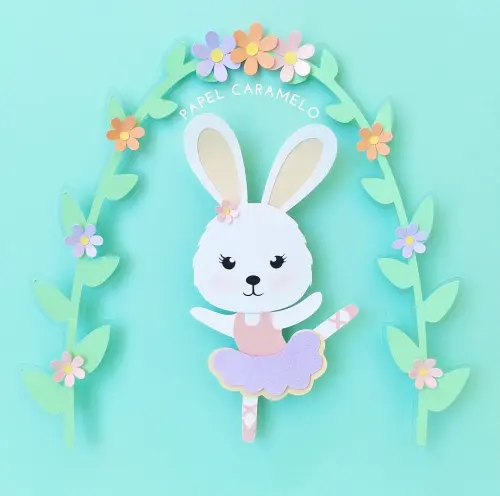 Topo de bolo Páscoa