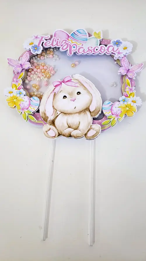 Topo de bolo Páscoa