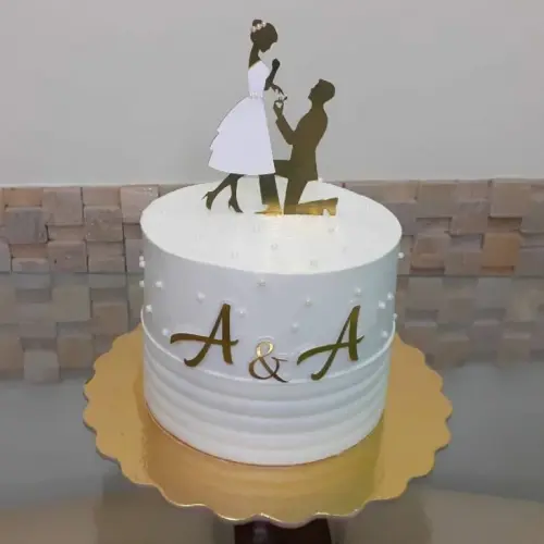 Topo de Bolo Noivado