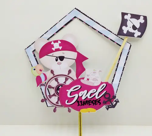 Topo de bolo Ursinho