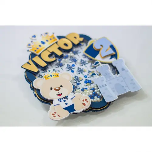 Topo de bolo Ursinho