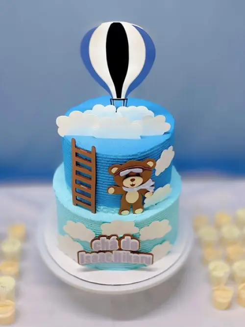 Topo de bolo Ursinho