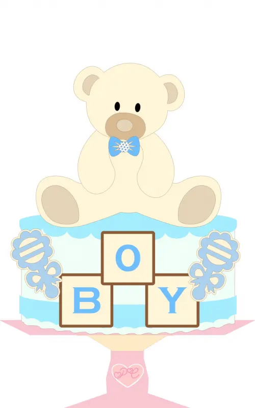 Topo de bolo Ursinho