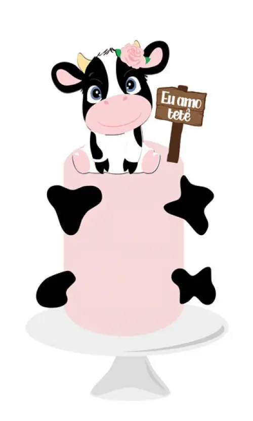 Topo de Bolo Vaquinha