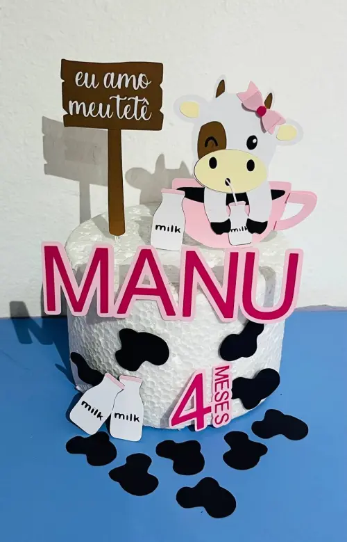 Topo de Bolo Vaquinha