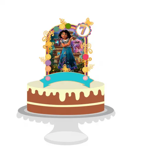 Topo de Bolo Encanto