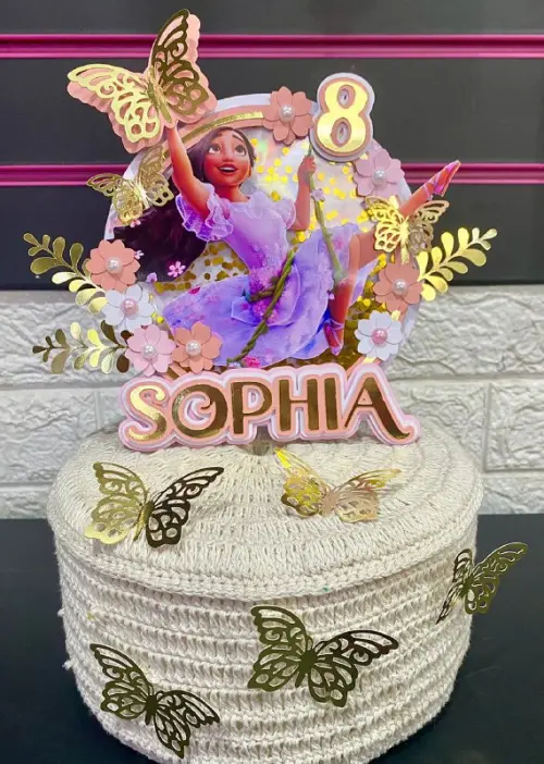 Topo de Bolo Encanto