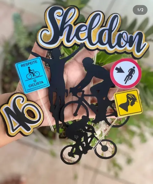 Topo de Bolo Ciclista
