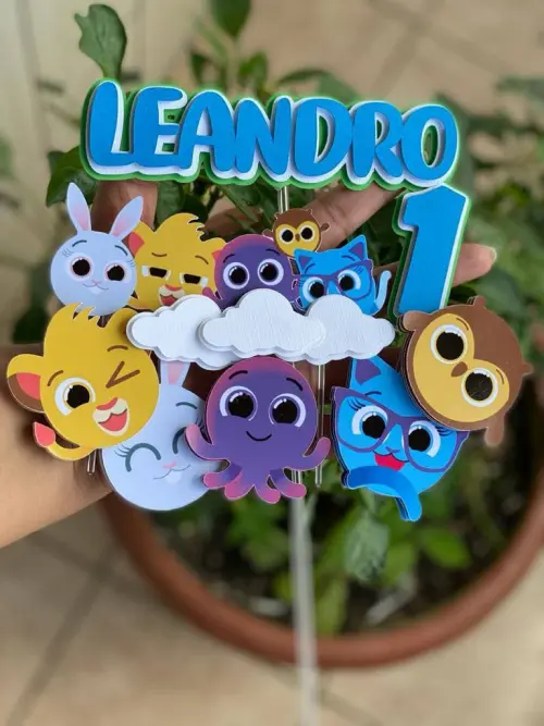 Topo de bolo Bolofofo