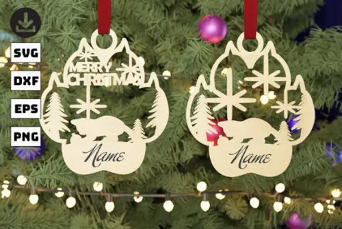 Arquivo de corte Pingente Natalino