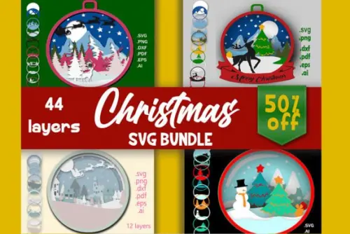 Arquivo de corte Pingente Natalino