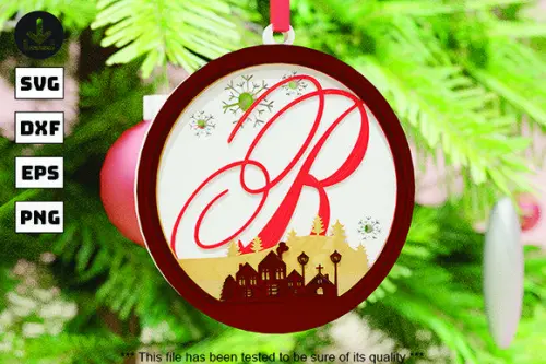 Arquivo de corte Pingente Natalino