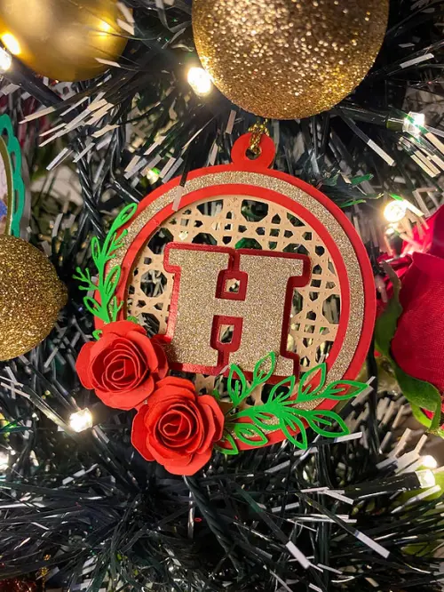 Arquivo de corte Pingente Natalino