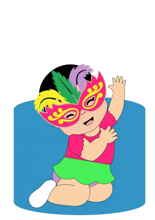 Topo de bolo carnaval