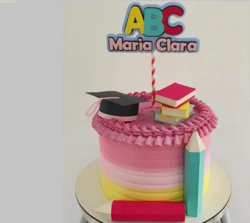 Arquivo de corte topo de bolo Formatura