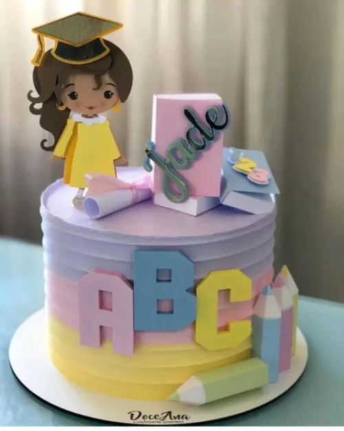 Arquivo de corte topo de bolo Formatura